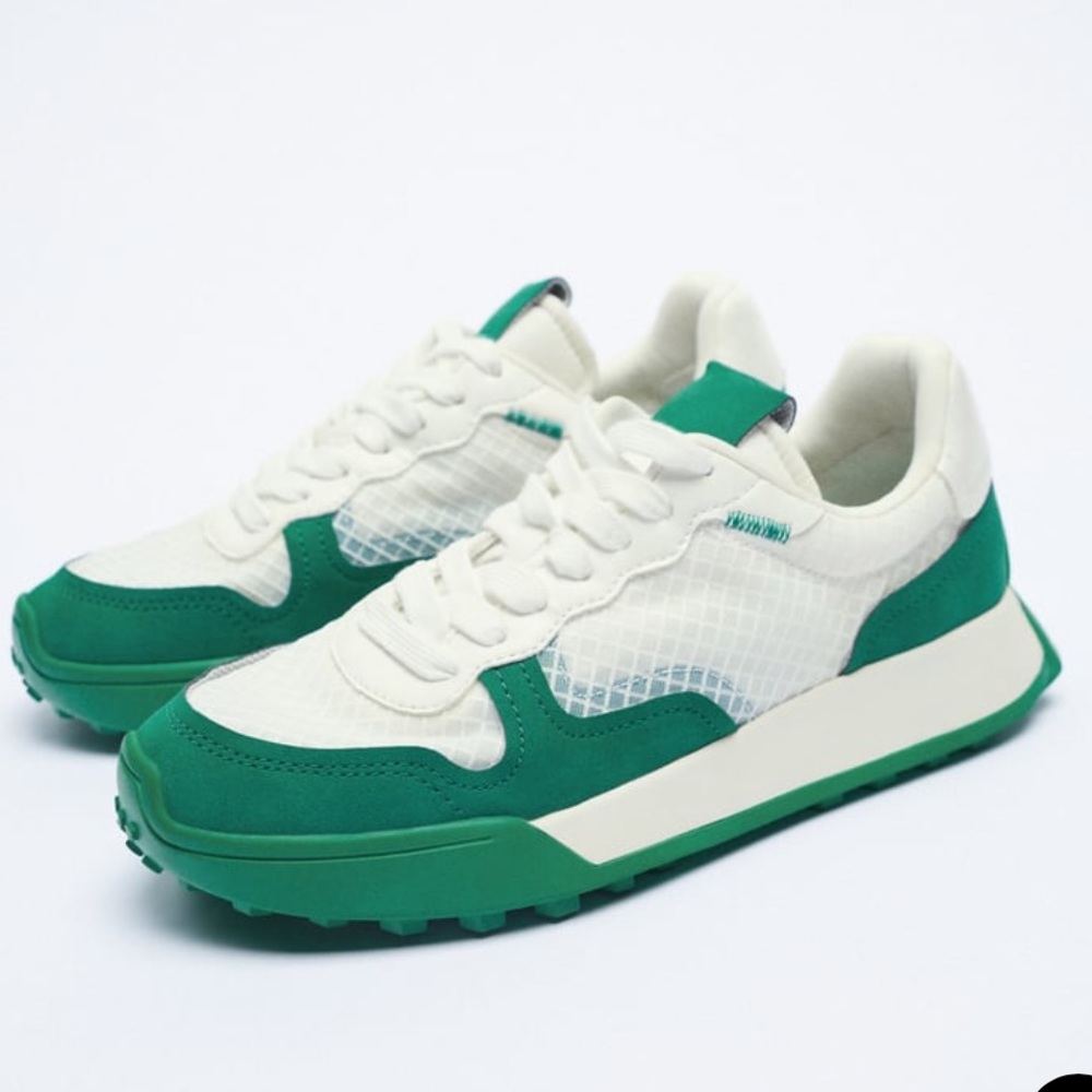 Zara Green Sneakers